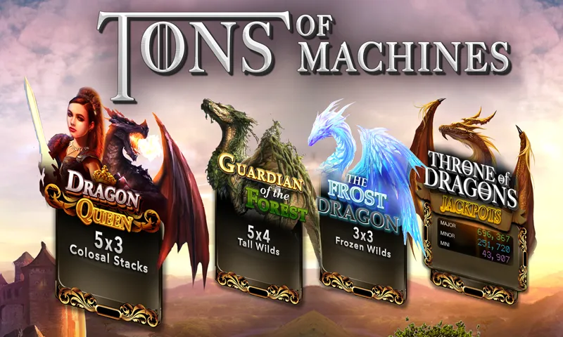 Взломанная Slots Dragon Machine на Андроид — Безлимитные монеты и бесплатные вращения — скриншот 3