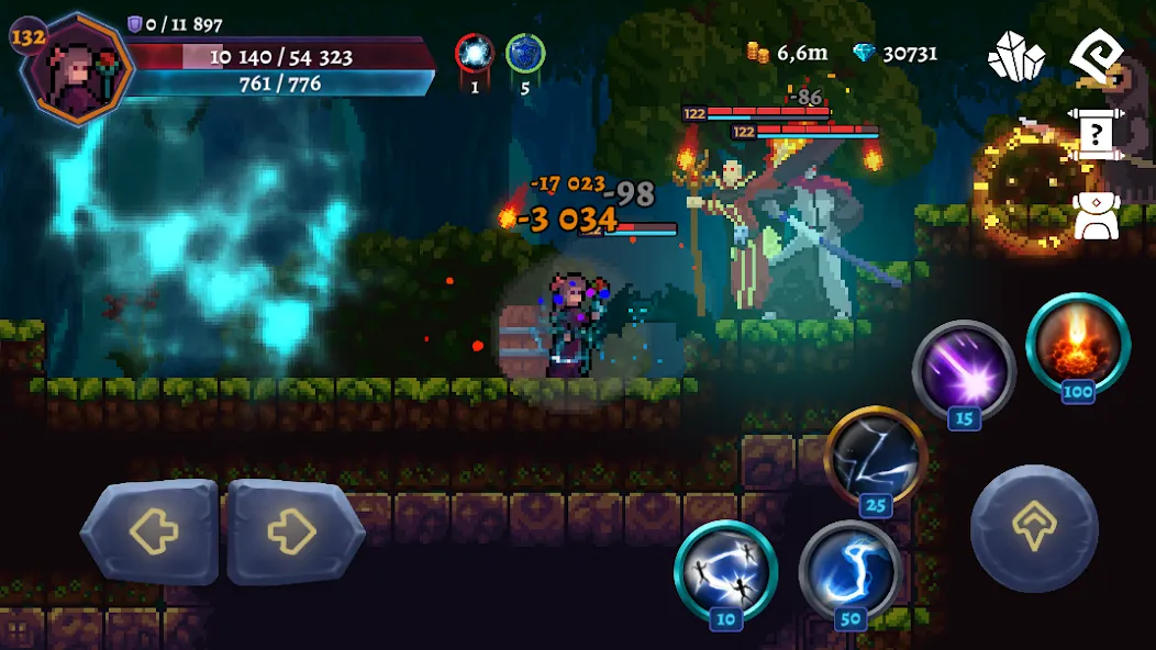 Скачать взломанную Darkrise - Pixel Action RPG — Безлимитные ресурсы и усиленный герой — скриншот 1 Скачать взломанную Darkrise - Pixel Action RPG — Безлимитные ресурсы и усиленный герой — скриншот 1
