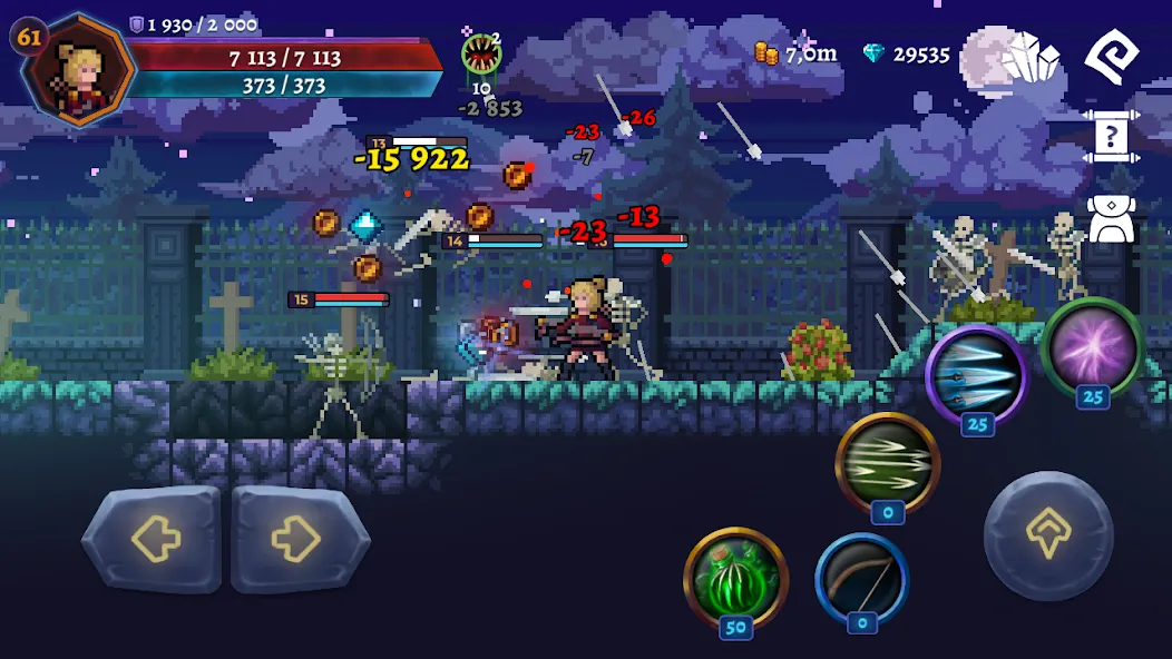 Скачать взломанную Darkrise - Pixel Action RPG — Безлимитные ресурсы и усиленный герой — скриншот 3 Скачать взломанную Darkrise - Pixel Action RPG — Безлимитные ресурсы и усиленный герой — скриншот 3