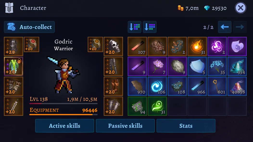 Скачать взломанную Darkrise - Pixel Action RPG — Безлимитные ресурсы и усиленный герой — скриншот 5 Скачать взломанную Darkrise - Pixel Action RPG — Безлимитные ресурсы и усиленный герой — скриншот 5