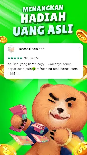 Скачать MAGER - Game Penghasil Uang на телефон — Безлимитные монеты и быстрый вывод — скриншот 3