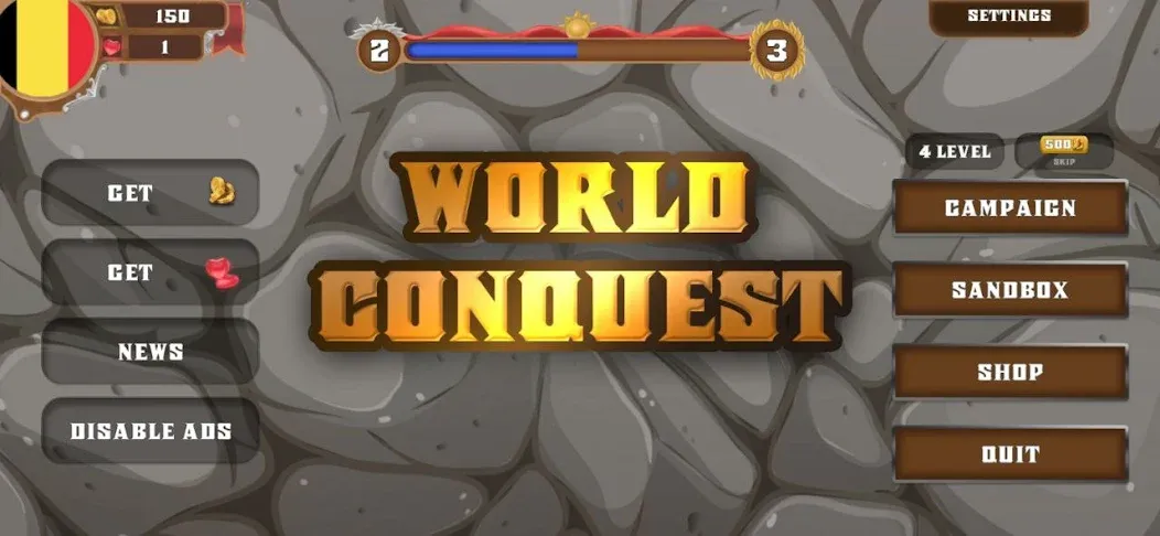 Скачать World conquest: Europe 1812 MOD APK — Безлимитные деньги и войска — скриншот 5