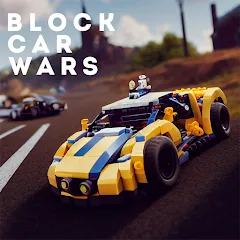 Скачать взлом Block Car Wars Brick Car Crash на Андроид — Безлимитные деньги и все машины открыты