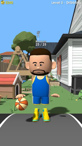The Real Dribble — Мод: Улучшенный дриблинг и безлимитная энергия — скриншот 1