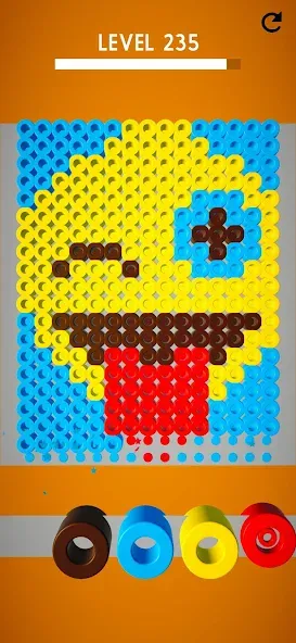 Скачать взломанную Hama Beads: Colorful Puzzles — Безлимитные подсказки и все пазлы открыты — скриншот 1