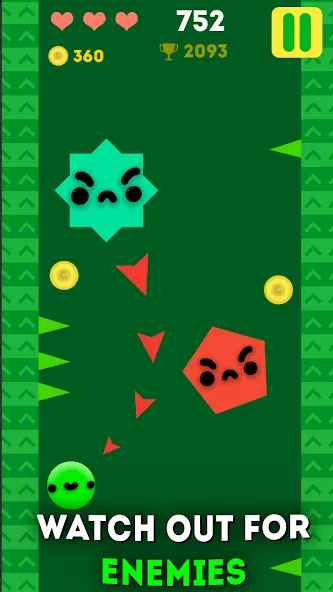 Smile & Spikes MOD — Без рекламы и все уровни открыты на Андроид — скриншот 3