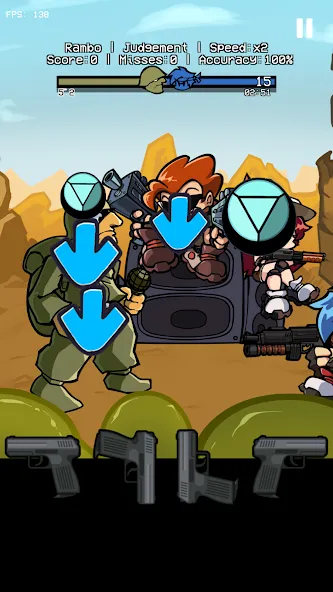 Beat VS PROJECT MSG Rebirth V1 на Андроид — Мод Открыты все уровни и песни — скриншот 1