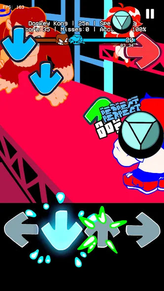 Beat VS PROJECT MSG Rebirth V1 на Андроид — Мод Открыты все уровни и песни — скриншот 3