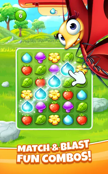 Скачать Match 3 Game - Fiends Stars — Модификация Безлимитные жизни и усилители — скриншот 1 Скачать Match 3 Game - Fiends Stars — Модификация Безлимитные жизни и усилители — скриншот 1