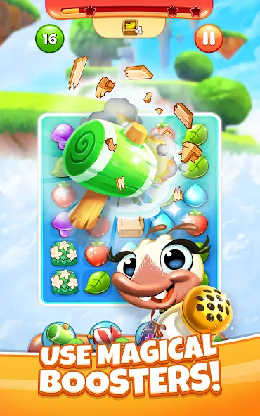 Скачать Match 3 Game - Fiends Stars — Модификация Безлимитные жизни и усилители — скриншот 2 Скачать Match 3 Game - Fiends Stars — Модификация Безлимитные жизни и усилители — скриншот 2