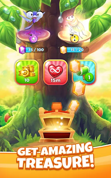 Скачать Match 3 Game - Fiends Stars — Модификация Безлимитные жизни и усилители — скриншот 4 Скачать Match 3 Game - Fiends Stars — Модификация Безлимитные жизни и усилители — скриншот 4