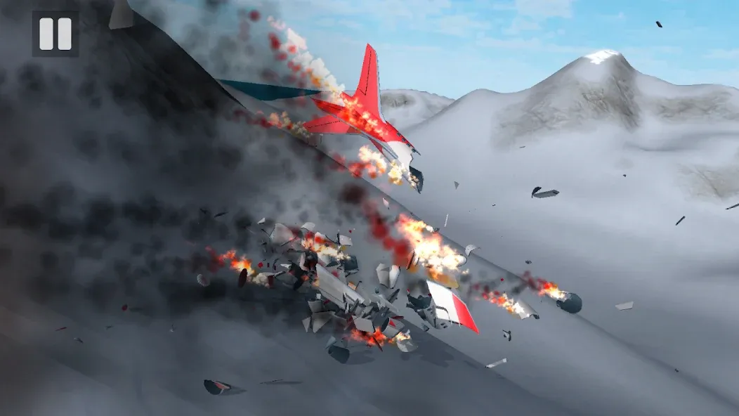 Скачать Plane Crash: Flight Simulator — Безлимитные деньги и все самолёты открыты — скриншот 3
