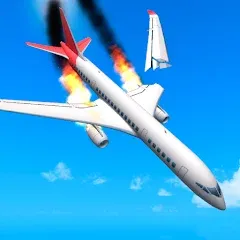 Скачать Plane Crash: Flight Simulator — Безлимитные деньги и все самолёты открыты