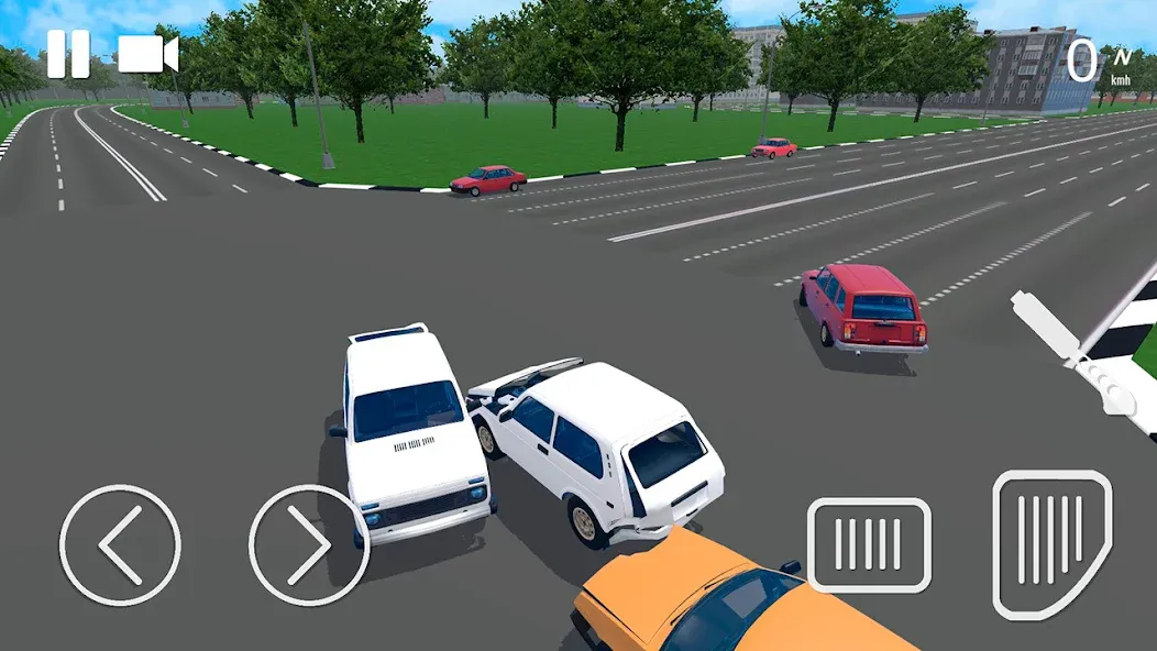 Russian Car Crash Simulator — Безлимитные деньги и все машины — скриншот 5 Russian Car Crash Simulator — Безлимитные деньги и все машины — скриншот 5