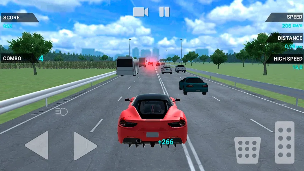 Traffic Racer Speeding Highway — Взломанная версия (Безлимитные деньги и топливо) — скриншот 2