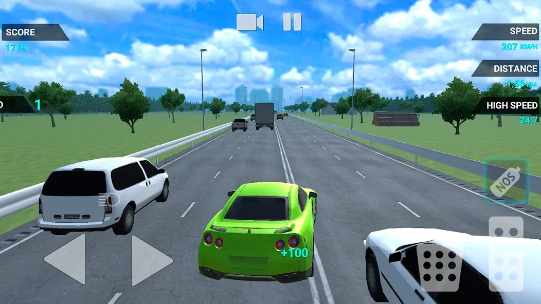 Traffic Racer Speeding Highway — Взломанная версия (Безлимитные деньги и топливо) — скриншот 3