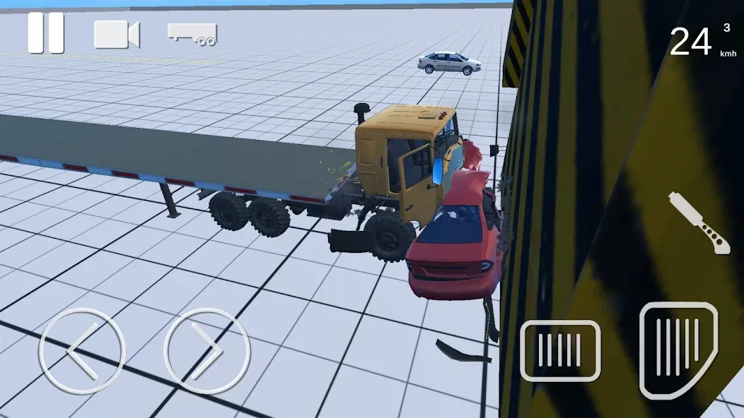 Скачать Truck Crash Simulator Accident на Android — Безлимитные деньги и всё разблокировано — скриншот 4