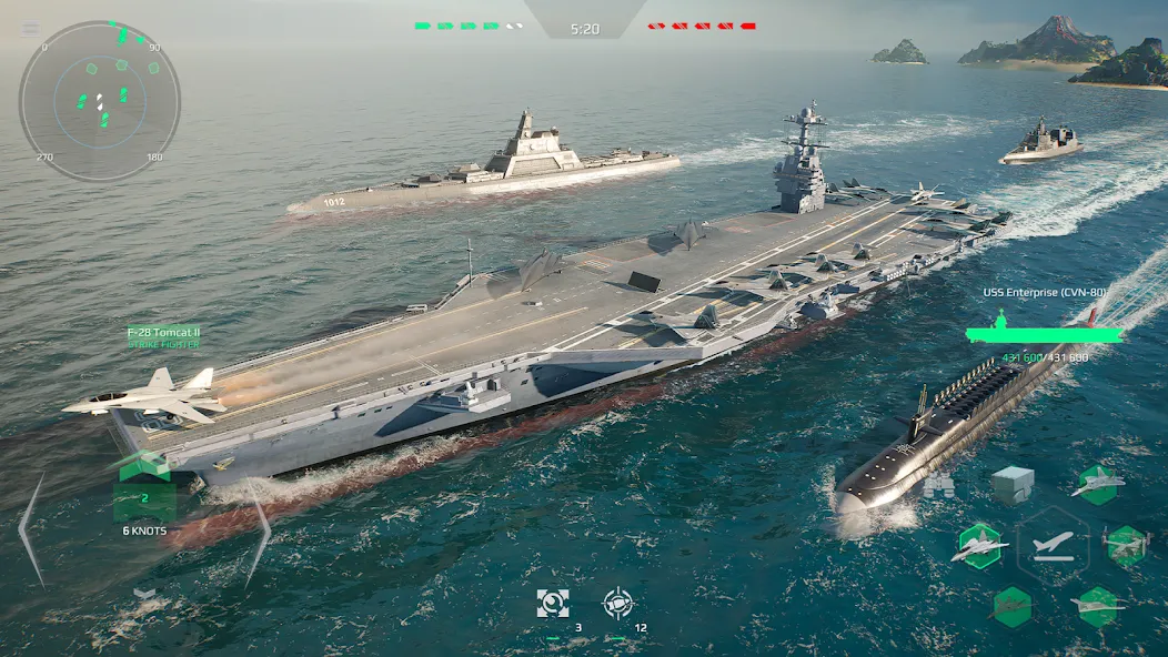 Скачать Modern Warships: Naval Battles MOD APK — Безлимитные деньги и боеприпасы — скриншот 2