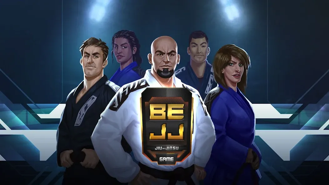 BeJJ: Jiu-Jitsu Game на Андроид — Разблокированы все бойцы и режимы — скриншот 1