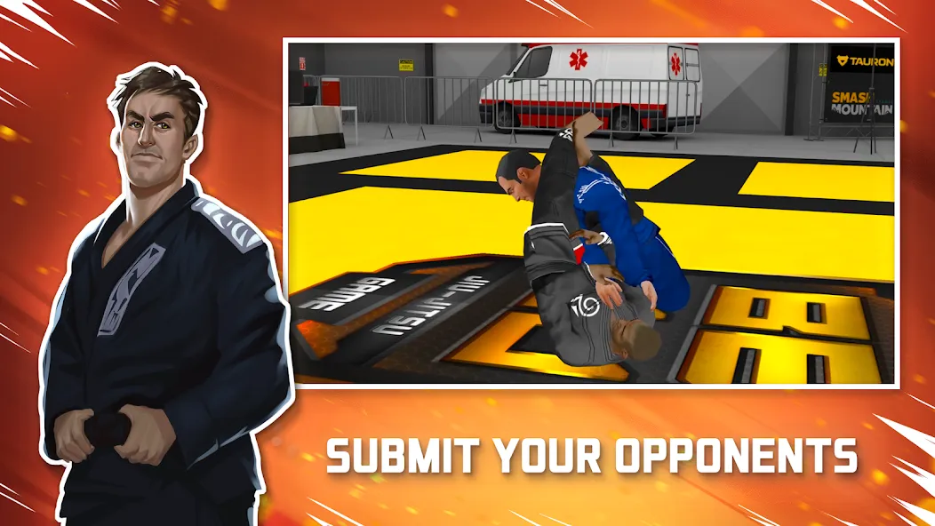 BeJJ: Jiu-Jitsu Game на Андроид — Разблокированы все бойцы и режимы — скриншот 4