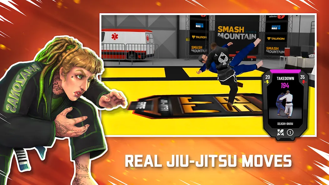BeJJ: Jiu-Jitsu Game на Андроид — Разблокированы все бойцы и режимы — скриншот 5
