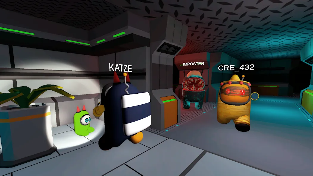 Imposter 3D: online horror MOD APK — Безлимитные монеты и открытые скины — скриншот 1