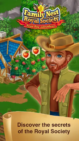 Скачать Family Nest: Royal Farms — Последняя версия (Безлимитные ресурсы и ускоренное строительство) — скриншот 1