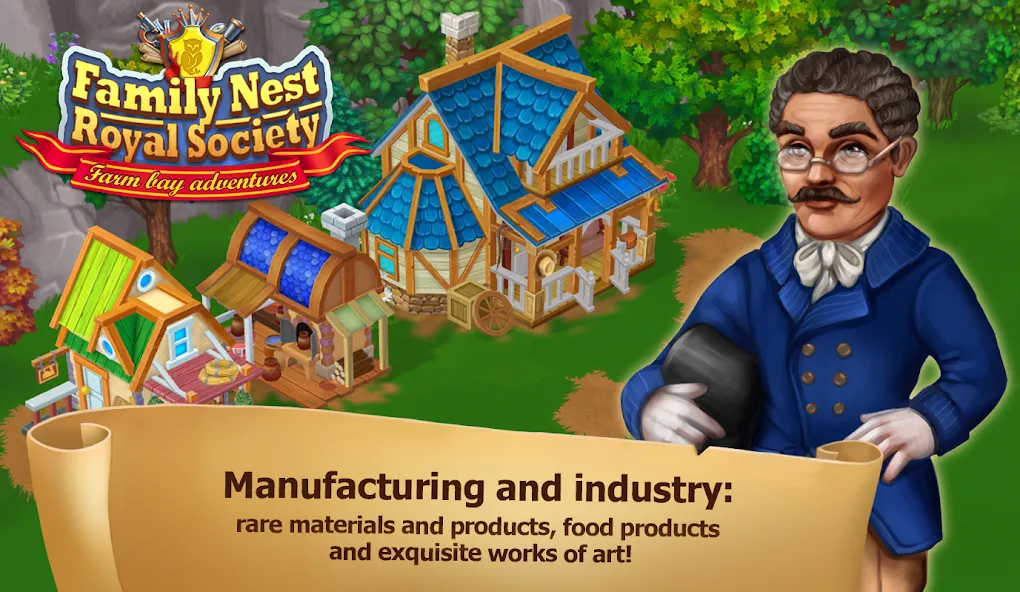 Скачать Family Nest: Royal Farms — Последняя версия (Безлимитные ресурсы и ускоренное строительство) — скриншот 4