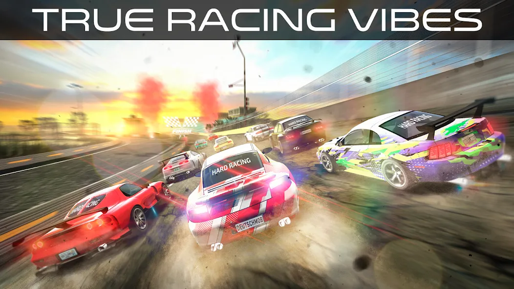 Скачать Hard Racing - Real Drag Racing на Android — Безлимитные деньги и топливо — скриншот 5