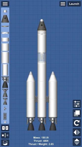 Spaceflight Simulator — Мод: Безлимитные деньги и все детали — скриншот 1 Spaceflight Simulator — Мод: Безлимитные деньги и все детали — скриншот 1