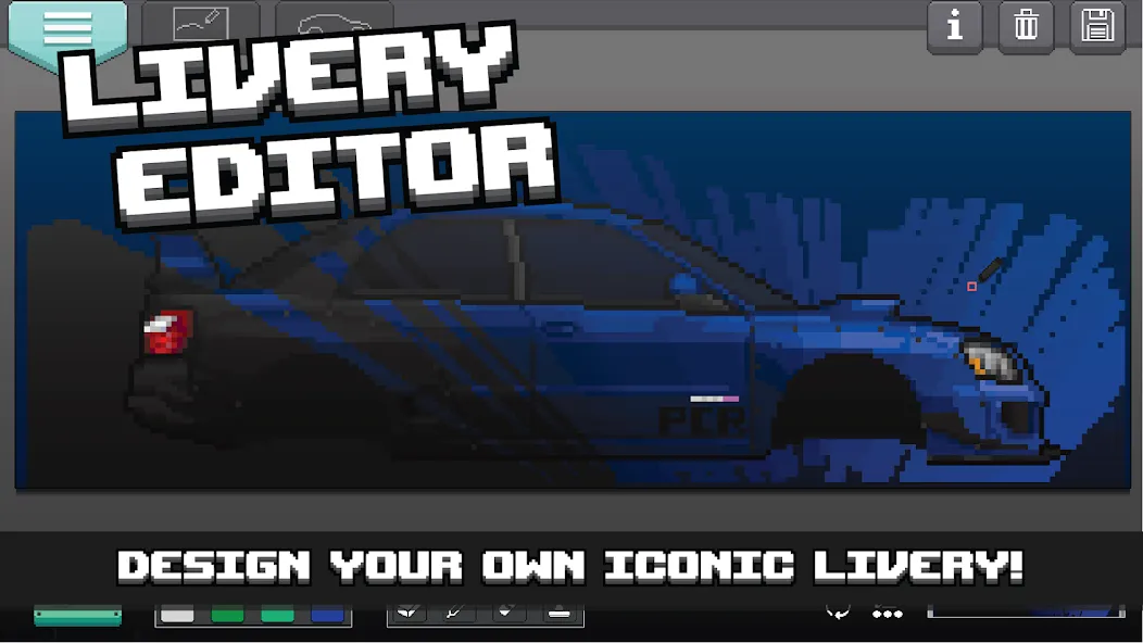 Скачать взломанную Pixel Car Racer — Безлимитные деньги и топливо — скриншот 5