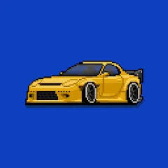 Скачать взломанную Pixel Car Racer — Безлимитные деньги и топливо