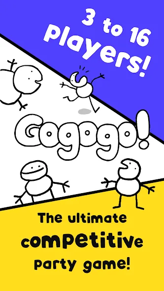Скачать Gogogo! The Party Game! на Андроид — Разблокированы все мини-игры и режимы — скриншот 1