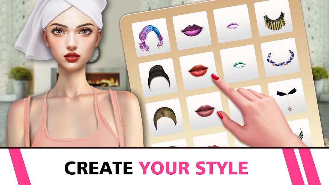 Doll Dress Up:Makeover Girls (Мод Безлимитные монеты и все наряды) — скриншот 1