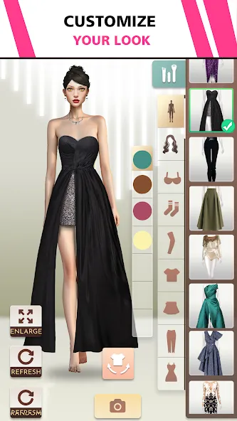 Doll Dress Up:Makeover Girls (Мод Безлимитные монеты и все наряды) — скриншот 4