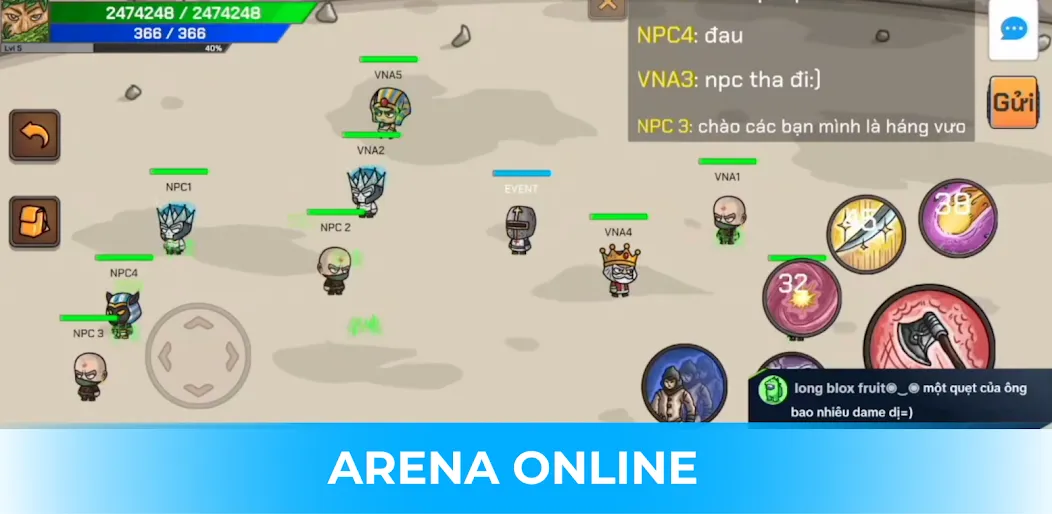 Chibi Survivor Online (Мод Безлимитные ресурсы и открытые уровни) — скриншот 3