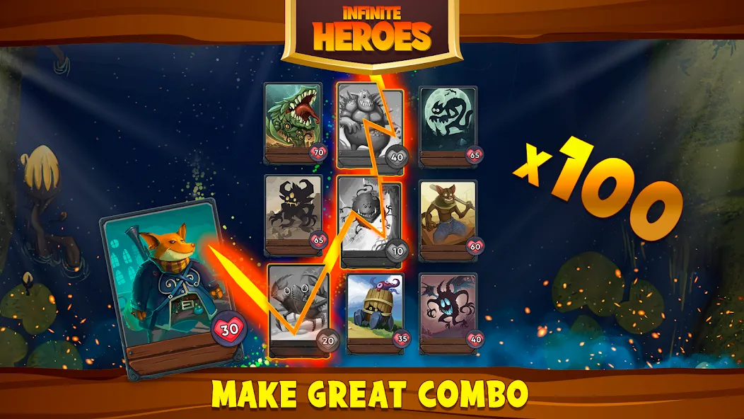 Скачать Card Dungeons: Rouge RPG на Android — Карточные приключения без ограничений — скриншот 4 Скачать Card Dungeons: Rouge RPG на Android — Карточные приключения без ограничений — скриншот 4
