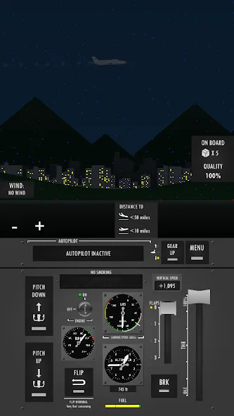 Flight Simulator 2d - sandbox — Мод: Бесконечное топливо и открыты все самолёты — скриншот 3