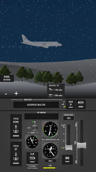 Flight Simulator 2d - sandbox — Мод: Бесконечное топливо и открыты все самолёты — скриншот 5