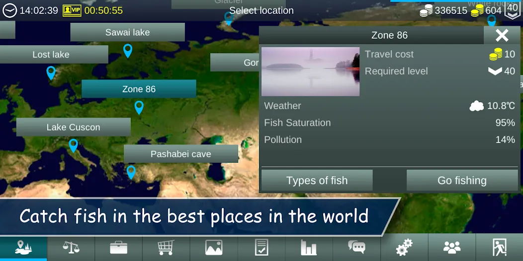 Скачать My Fishing World — Безлимитные деньги и ресурсы — скриншот 2