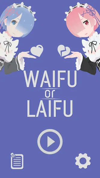 Waifu or Laifu MOD APK — Безлимитные ресурсы и всё открыто — скриншот 1