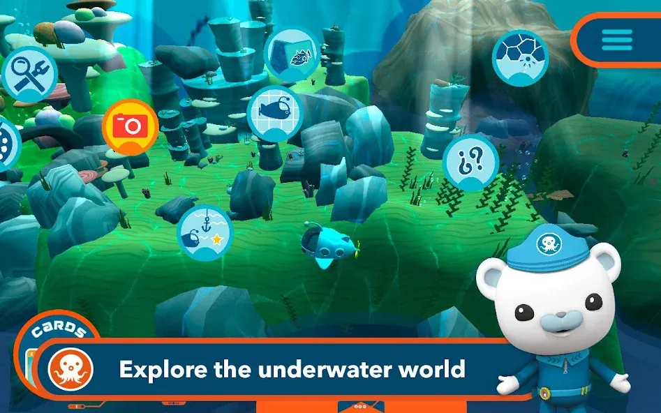 Octonauts and the Whale Shark — Мод: Открыты все уровни и персонажи — скриншот 1