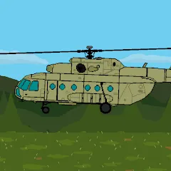 Скачать Pixel Helicopter Simulator на Android — Безлимитное топливо и все вертолеты