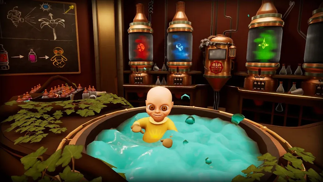 Скачать The Baby In Yellow — Модификация Разблокированы все уровни и предметы — скриншот 3