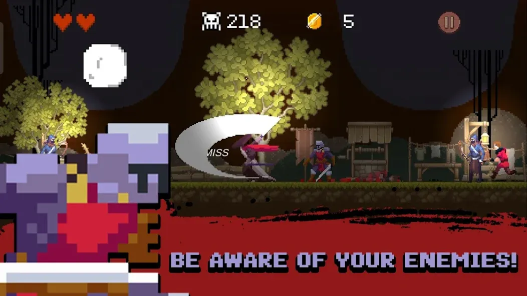 Thunder Samurai Defend Village MOD APK — Безлимитные деньги и энергия — скриншот 1