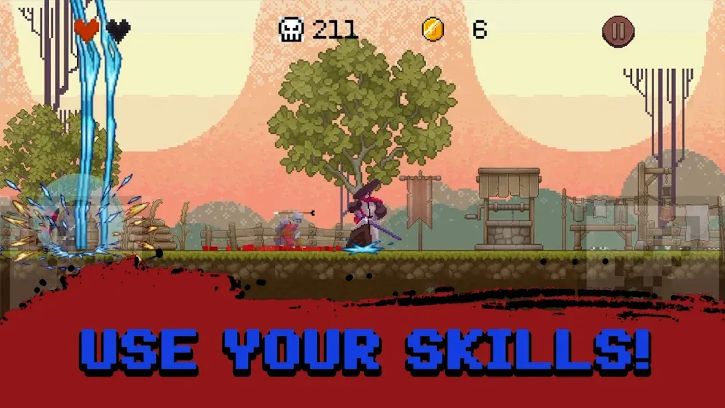 Thunder Samurai Defend Village MOD APK — Безлимитные деньги и энергия — скриншот 5