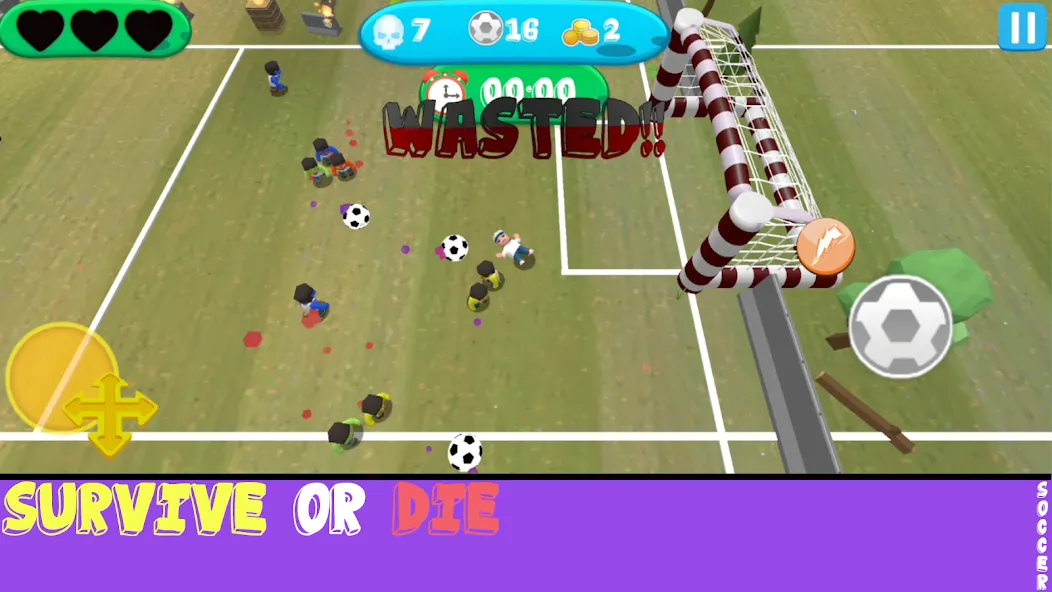 Взломанная Soccer Apocalypse Survival на Андроид — Безлимитные ресурсы и улучшенная экипировка — скриншот 2