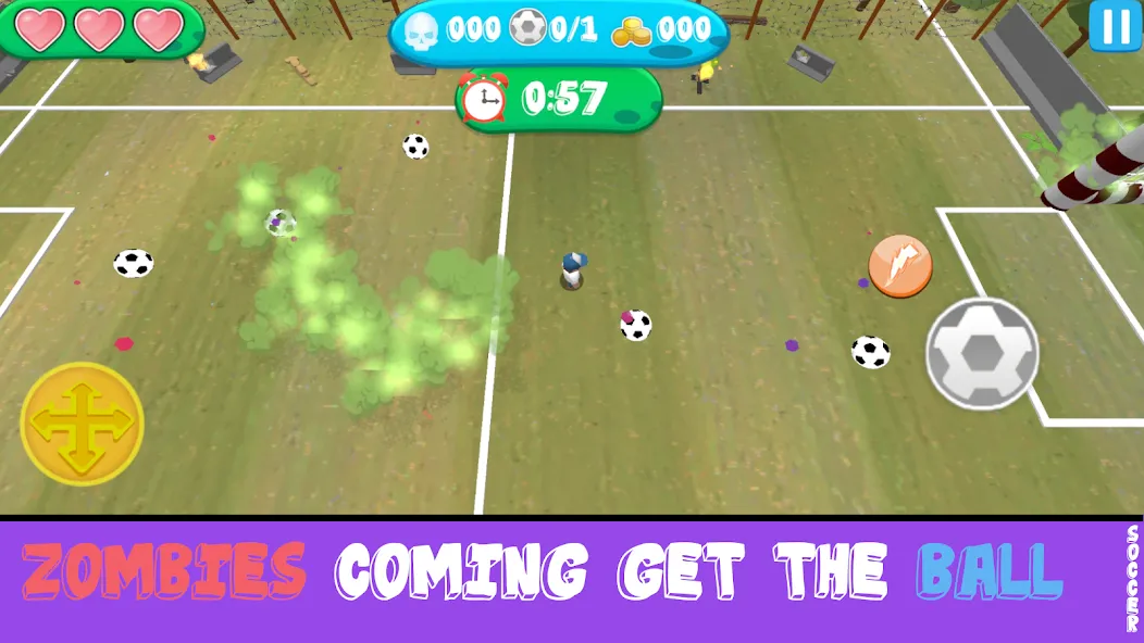 Взломанная Soccer Apocalypse Survival на Андроид — Безлимитные ресурсы и улучшенная экипировка — скриншот 3