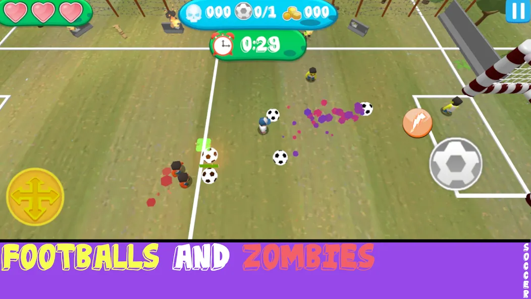 Взломанная Soccer Apocalypse Survival на Андроид — Безлимитные ресурсы и улучшенная экипировка — скриншот 4