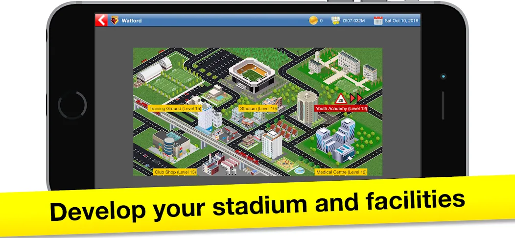Скачать Soccer Tycoon: Football Game на Андроид — Безлимитные деньги и ресурсы — скриншот 2